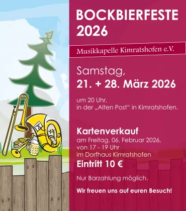 Bockbierfest in der Alten Post in Kimratshofen