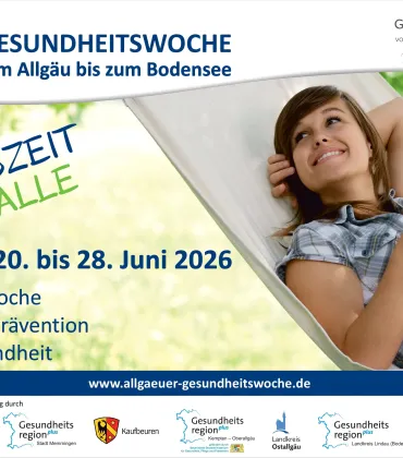 Gesundheitswoche vom Allgäu bis zum Bodensee