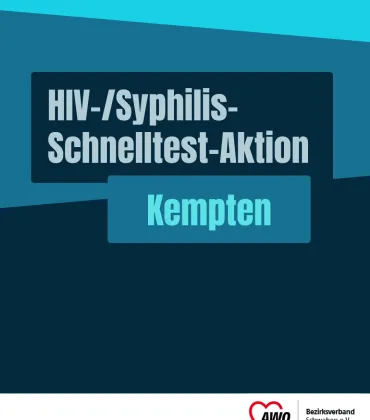 HIV- und Syphilis-Schnelltest bei der AWO Kempten