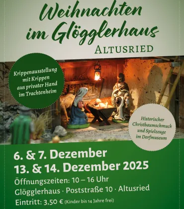 Weihnachten im Glögglerhaus Altusried