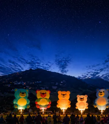 Allgäuer Lichterzauber - Ballonglühen in Bärenweiler
