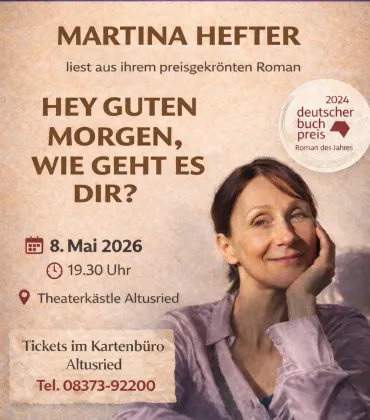 Martina Hefter im Theaterkästle Altusried