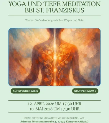 Yoga und Meditation bei St. Franziskus Kempten