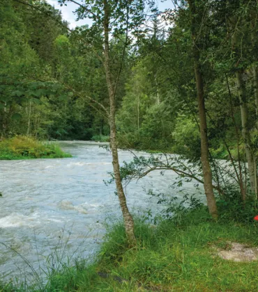 Flusswanderung im Wertachtal bei Nesselwang