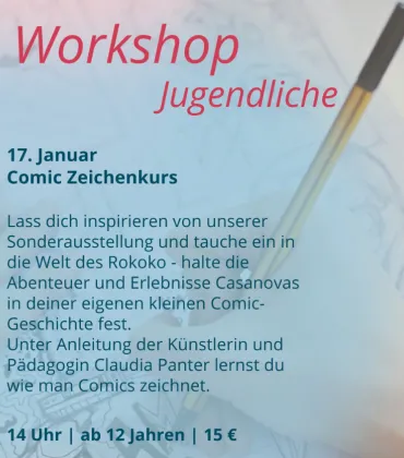 Comic Zeichnen Workshop in Bad Waldsee
