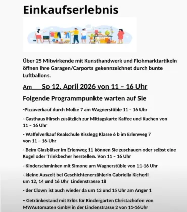 Einkaufserlebnis in Christazhofen