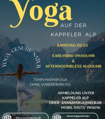 Yoga auf der Kappeler Alp bei Pfronten