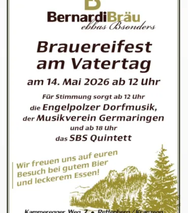 Brauereifest bei Bernardi Bräu in Rettenberg