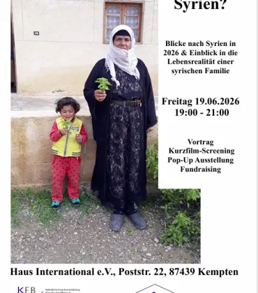 Quo vadis Syrien? Haus International Kempten