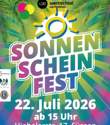 Sonnenscheinfest in Füssen