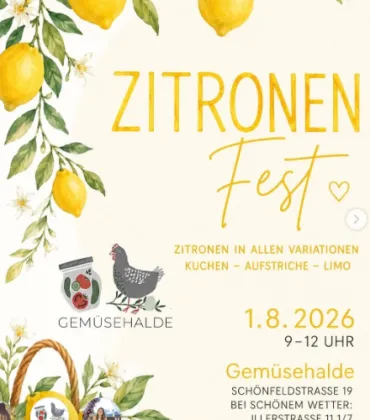 Zitronenfest in der Gemüsehalde Memmingen