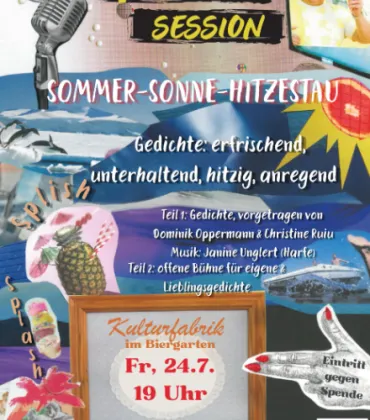 Poetry Session in der Kulturfabrik Mindelheim