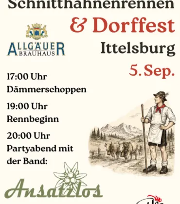 Schnitthahnenrennen & Dorffest in Ittelsburg