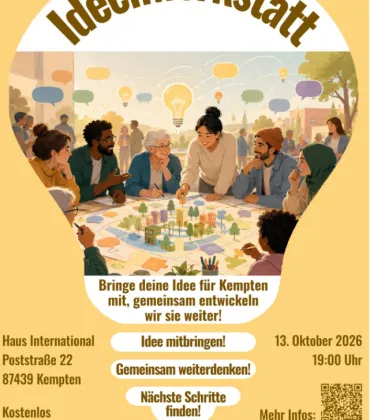Ideenwerkstatt im Haus International Kempten