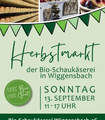 Herbstmarkt in der Bio-Schaukäserei Wiggensbach
