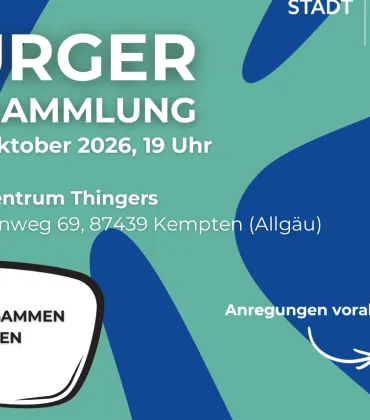 Bürgerversammlung im Jugendzentrum Thingers