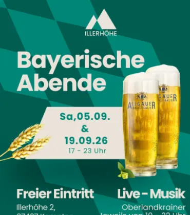 Bayerische Abende im Restaurant Illerhöhe Kempten