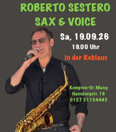 Roberto Sestero in der Reblaus in Kempten