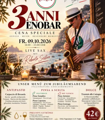 Jubiläumsabend in der EnoBar