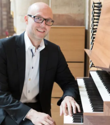 Orgelsolo beim 25. Isnyer Orgelherbst