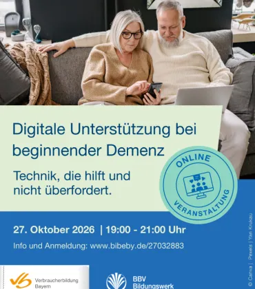 Digitale Unterstützung bei Demenz - online
