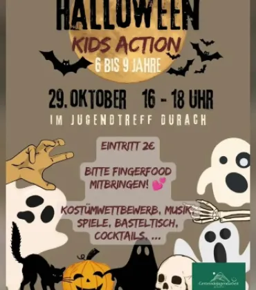 Halloween Kids Action im Jugendtreff Durach