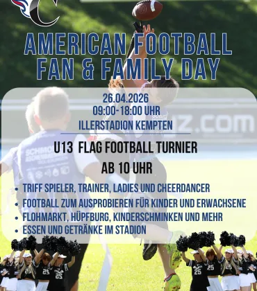 American Football Fan Day im Illerstadion Kempten