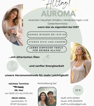 Auroma Workshop in der Wohlfühlmanufaktur Allgäu