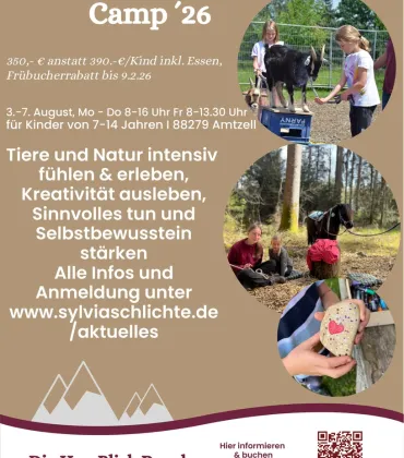 Tierisches Sommer Camp auf der HerzBlick Ranch Amtzell