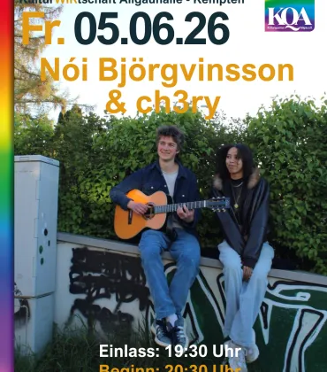 Nói Bjorgvinsson & ch3ry im Kulturquartier