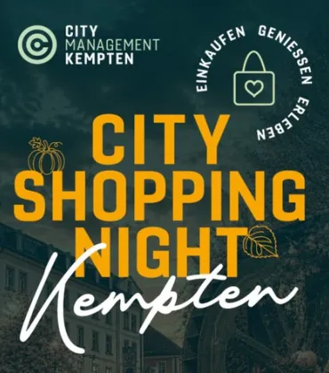 City-Shopping-Night in der Kemptener Innenstadt
