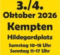 Kunstmarkt auf dem Hildegardplatz in Kempten