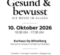 Gesund & bewusst - Messe im Kurhaus Oy-Mittelberg
