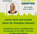 Kandidat*innenvorstellung in Kempten