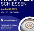 Krapfenschießen im Gasthof Hirsch in Sulzberg