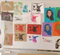 Schablonen-Graffiti in der Kunstfabrik Kempten