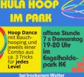 Hula Hoop im Park in Kempten