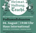 Heimat.Haltung.Tracht - Podiumsdiskussion