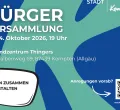 Bürgerversammlung im Jugendzentrum Thingers