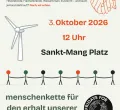 Menschenkette für Klimaschutz in Kempten