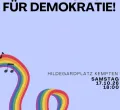 Kempten singt für Demokratie auf dem Hildegardplatz