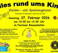 Kinder- und Spielzeugbasar im Festsaal Bissenhofen