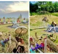 Rituelle Schwitzhütte und Potluck in Kornhofen
