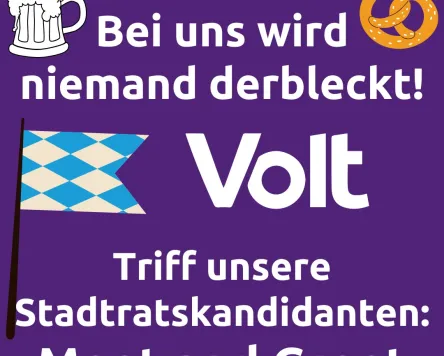 Meet & Greet von Volt im Hotel Peterhof Kempten