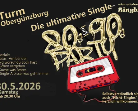 80s & 90s Single Party im Club GOIN