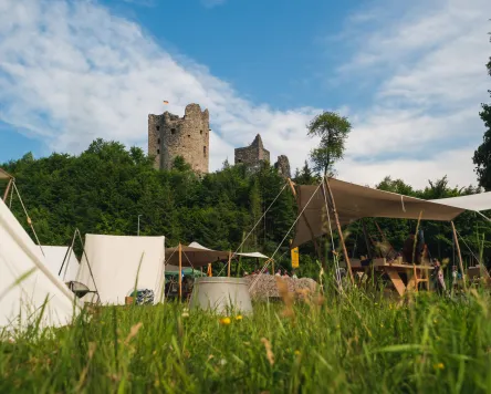 Burgfest auf der Burgruine in Immenstadt