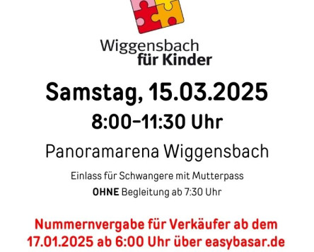 Kinder-Second-Hand-Basar in der Panoramarena Wiggensbach