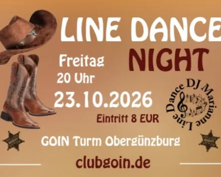 Line Dance Night im Club GOIN Obergünzburg