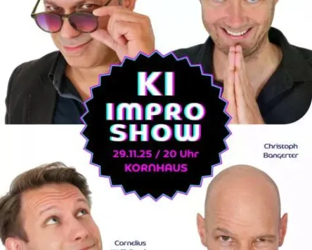 KI-Impro-Show im Kornhaus Kempten