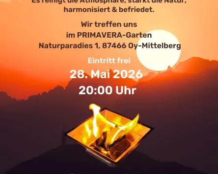 Agnihotra-Abend im PRIMAVERA Garten